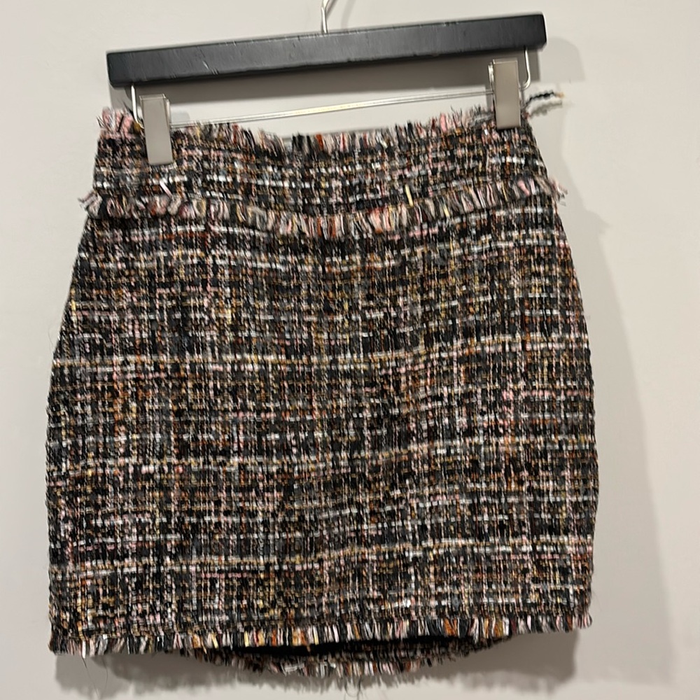 NWT Ramy Brook Lily Skirt Tweed Sequin Size 8 Mini Skirt SOLD OUT EVERYWHERE!!